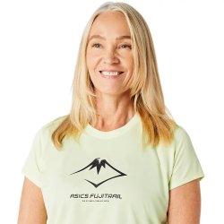 Футболка Asics Fujitrail Logo SS Top W - зелена