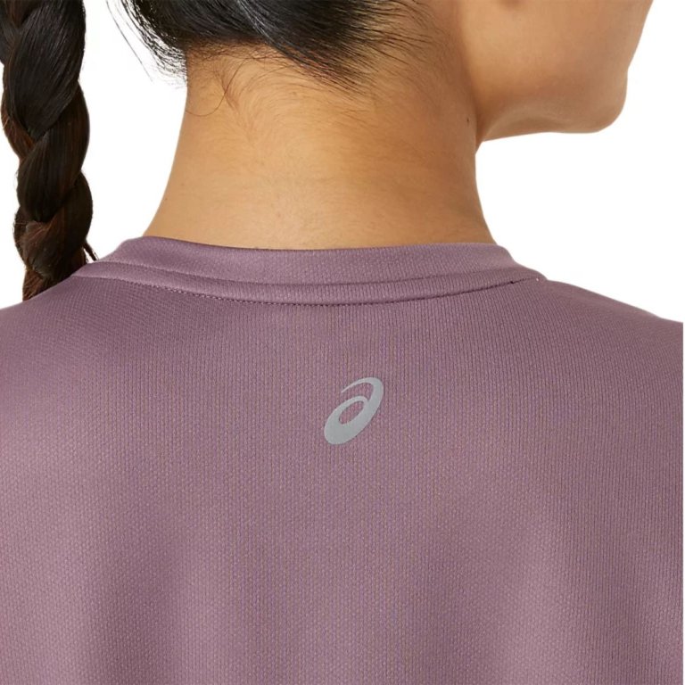 Футболка Asics Fujitrail Logo SS Top W - фіолетова
