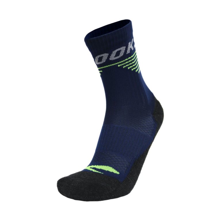 Шкарпетки Brooks High Point Crew Socks - синьо/жовті