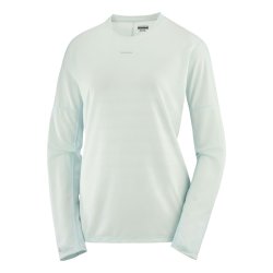Футболка Salomon Sense Aero LS Tee GFX W - синій