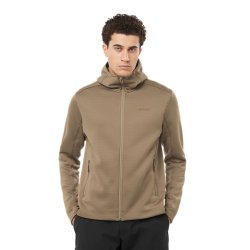 Толстовка Salomon Essential Midfleece FZ HD M - коричневий