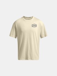 Футболка Under Armour UA Project Rock HWT SS Tools M - коричнева