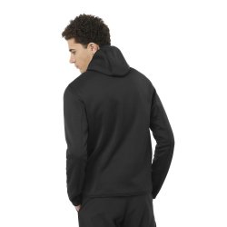 Світшот Salomon Essential Midfleece FZ M - чорний