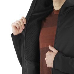 Світшот Salomon Essential Midfleece FZ M - чорний