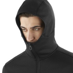 Світшот Salomon Essential Midfleece FZ M - чорний