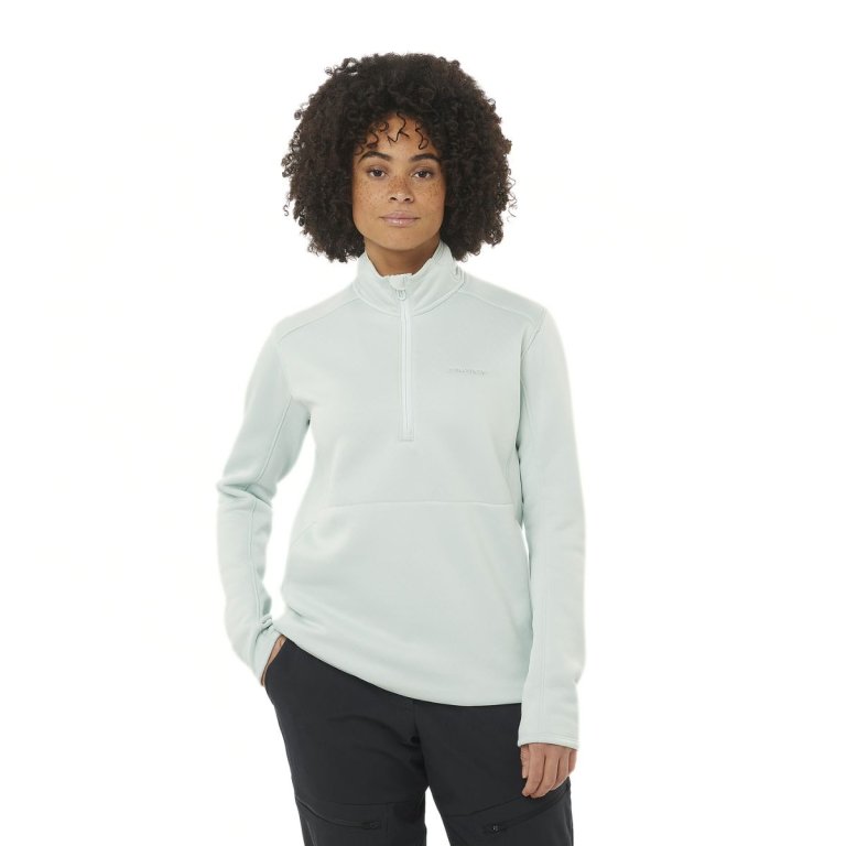 Світшот Salomon Essential Midfleece HZ W - синій