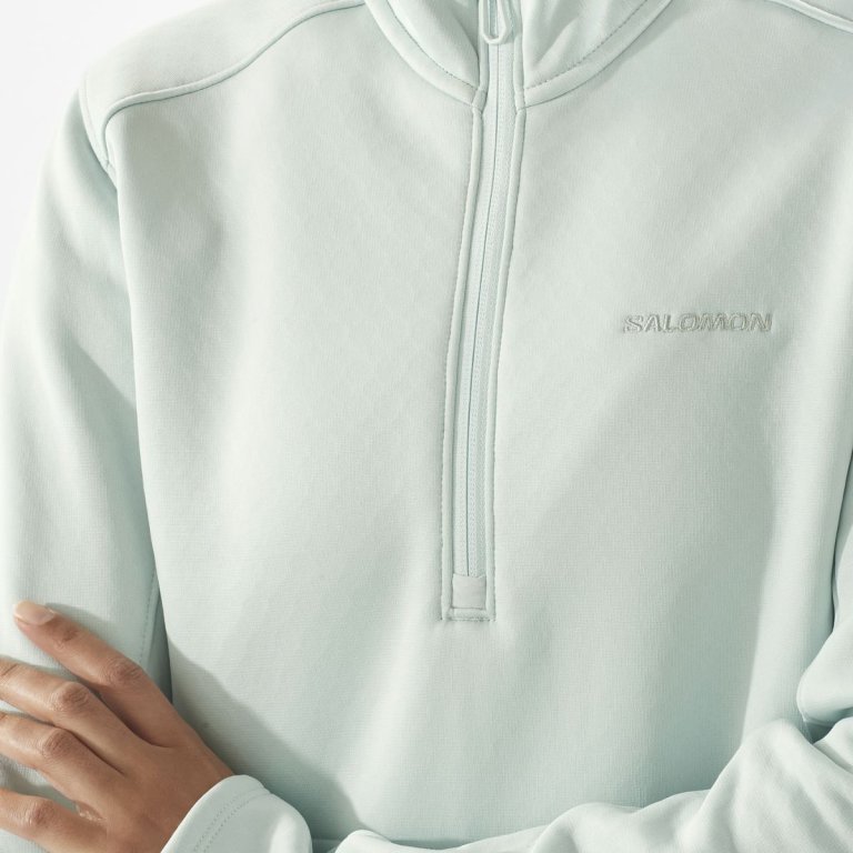 Світшот Salomon Essential Midfleece HZ W - синій