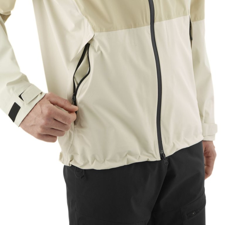 Куртка Salomon Outerpath 2.5L Jacket M - бежевий