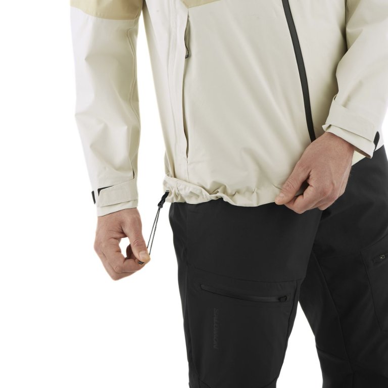 Куртка Salomon Outerpath 2.5L Jacket M - бежевий