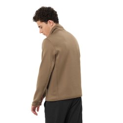 Світшот Salomon Essential Midfleece HZ M - коричневий