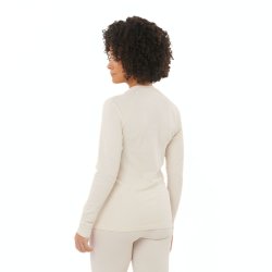 Футболка Salomon Essential Warm LS Top W - бежевий