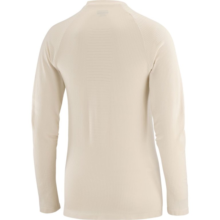 Футболка Salomon Essential Warm LS Top W - бежевий