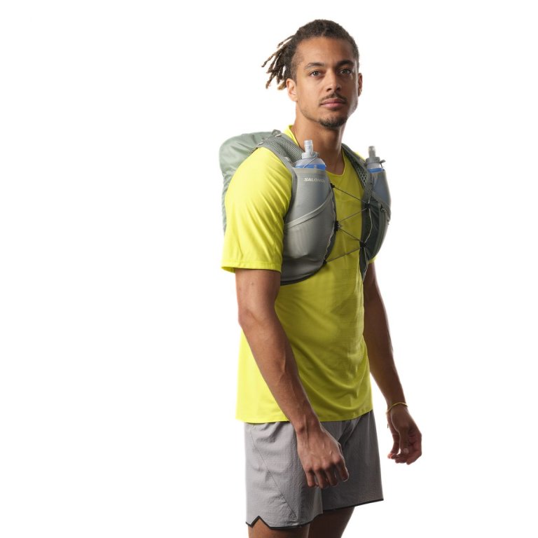 Рюкзак Salomon Active Skin з флягами 8 - сірий