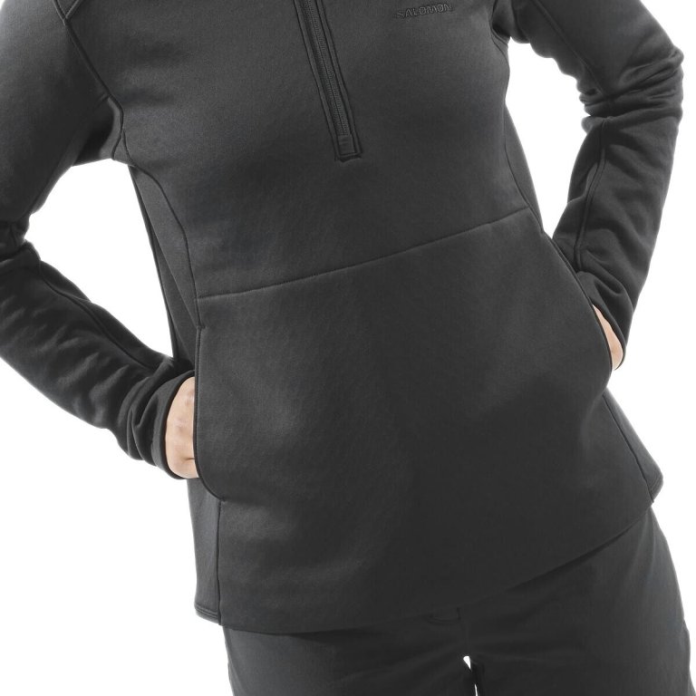 Світшот Salomon Essential Midfleece HZ W - чорний