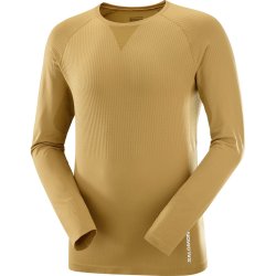 Футболка Salomon Sense Aero Seamless Tee M - коричневий
