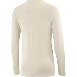 Футболка Salomon Sense Aero Seamless Tee W - бежевий