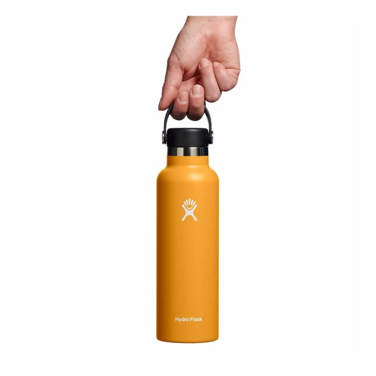 Термос Hydro Flask 21 унція (621 мл) Standard Mouth Flex - помаранчевий
