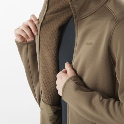 Толстовка Salomon Essential Midfleece FZ M - коричневий