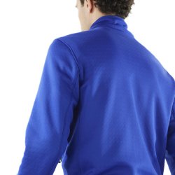 Mikina Salomon Essential Midfleece FZ M - modrá