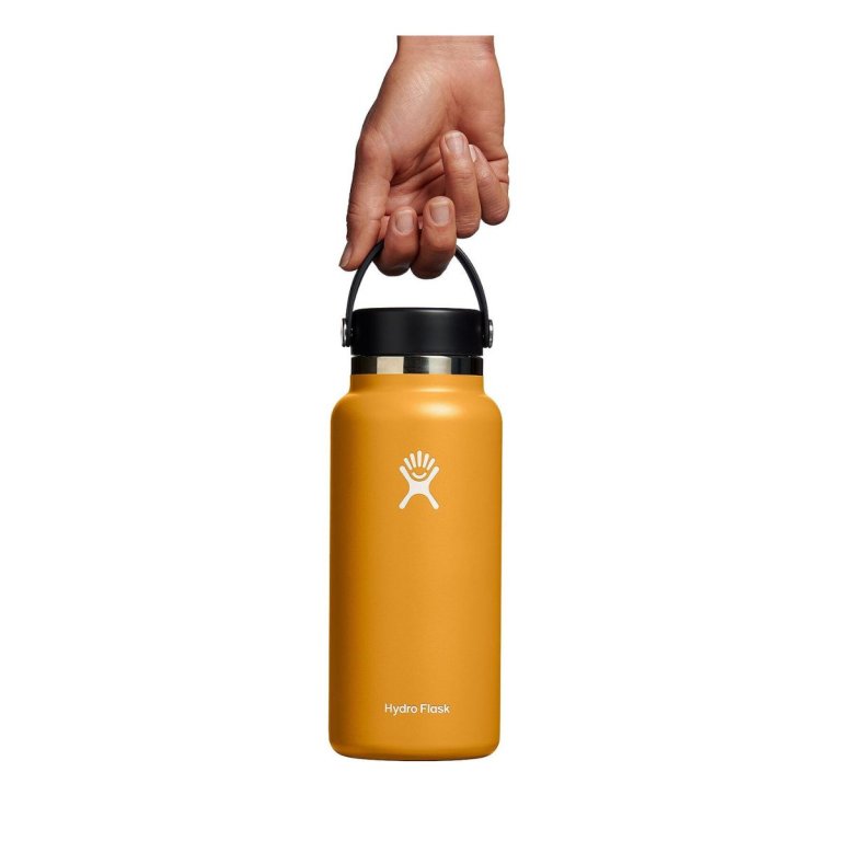 Термос Hydro Flask 32 унції (946 мл) Wide Mouth 2.0 - помаранчевий