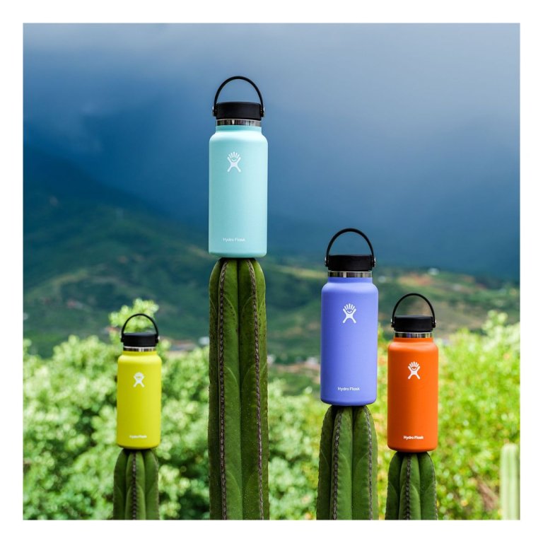 Термос Hydro Flask 32 унції (946 мл) Wide Mouth 2.0 - помаранчевий