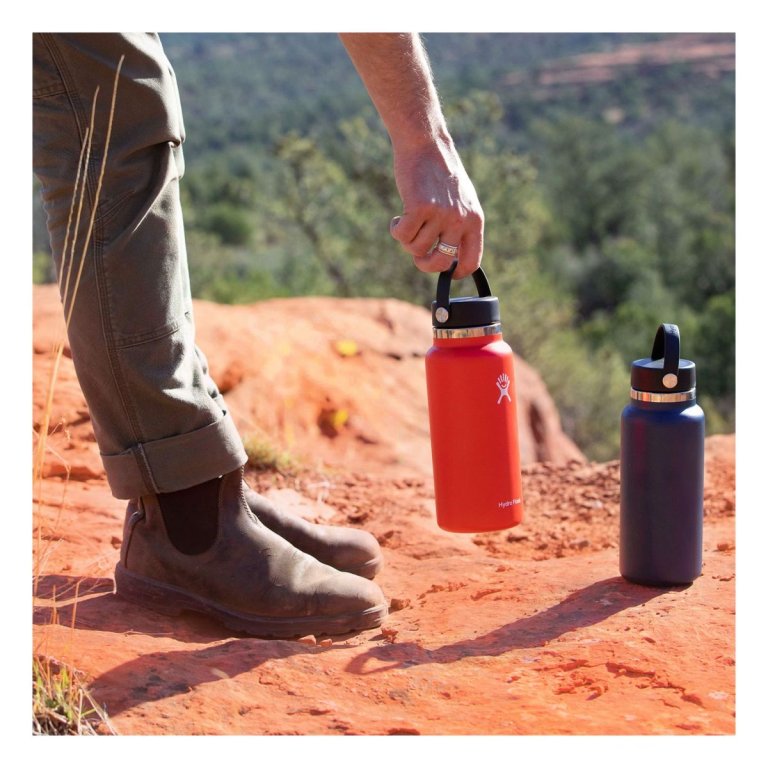 Термос Hydro Flask 32 унції (946 мл) Wide Mouth 2.0 - помаранчевий