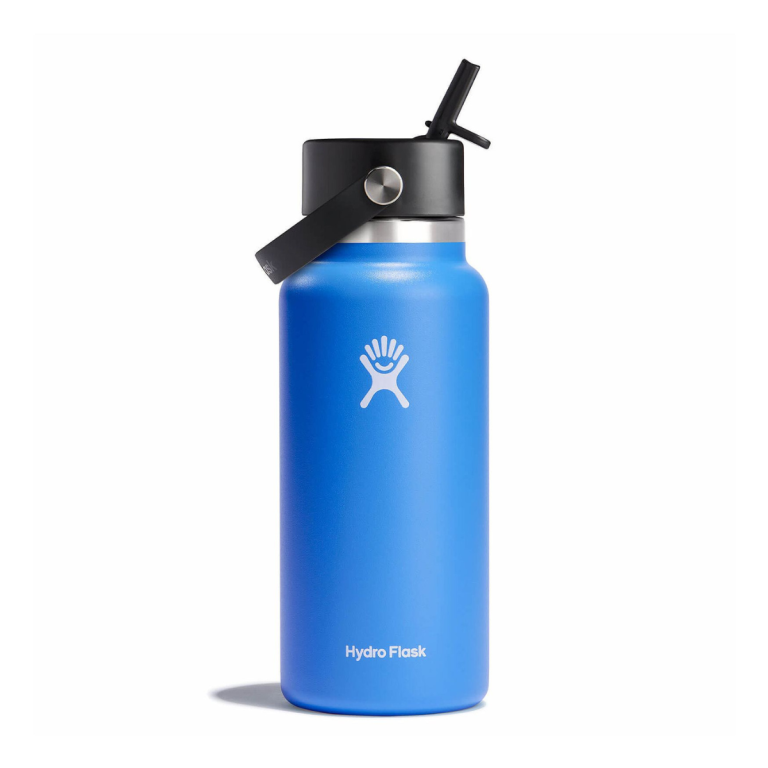 Термос Hydro Flask 32 унції (946 мл) Wide Flex Straw Cap - синій