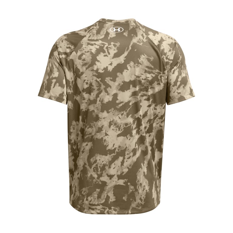 Футболка Under Armour Tech ABC Camo SS M - коричнева