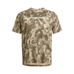 Футболка Under Armour Tech ABC Camo SS M - коричнева