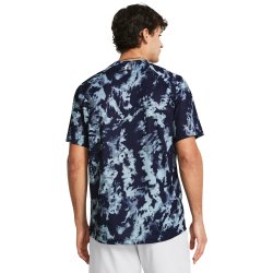 Футболка Under Armour Tech ABC Camo SS M - синя