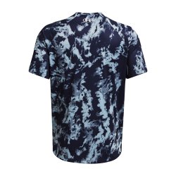 Футболка Under Armour Tech ABC Camo SS M - синя