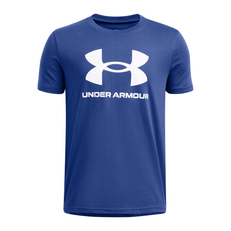 Футболка Under Armour Sportstyle Logo SS J - синя
