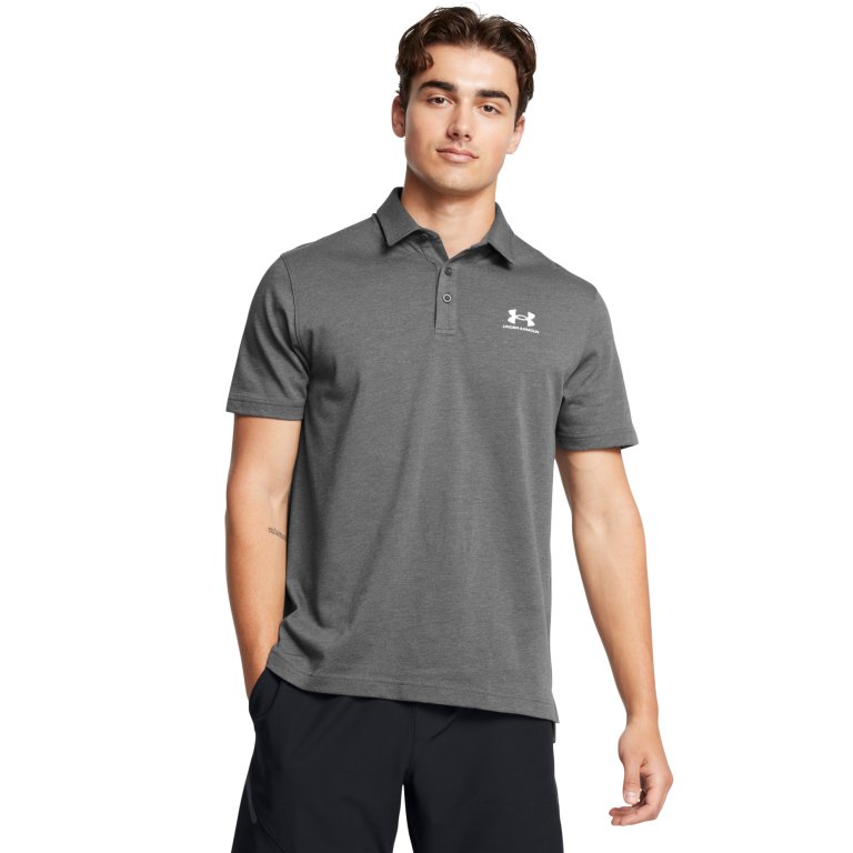 Футболка Under Armour Icon Polo M - сіра