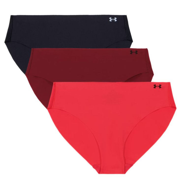 Труси Under Armour Pure Stretch NS Bkn 3pk W - червоні