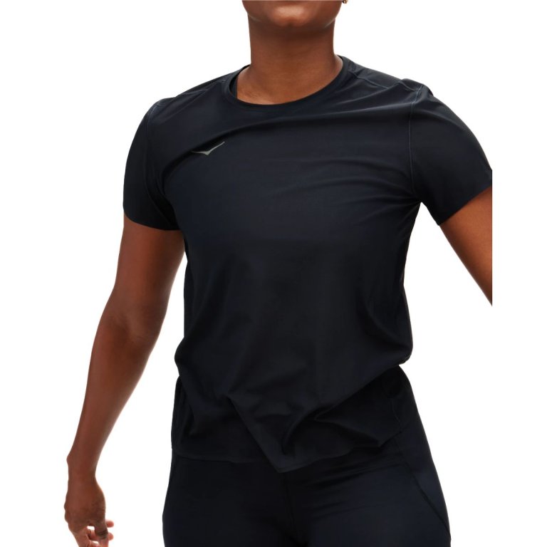 Футболка Hoka Airolite Run Short Sleeve W - чорна