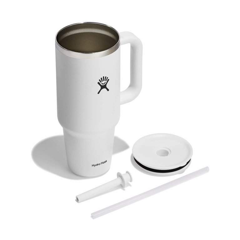 Термочашка Hydro Flask 40 унцій (1182 мл) All Around Travel Tumbler - біла