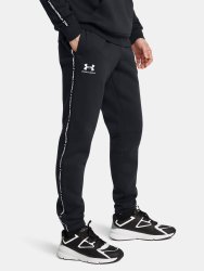 Штани Under Armour UA Icon Fleece Jgr Taping Man Black