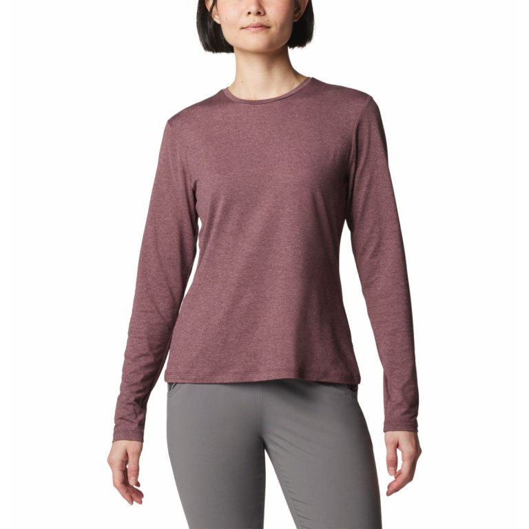Футболка Columbia Sloan Ridge™ Graphic LS W - фіолетова