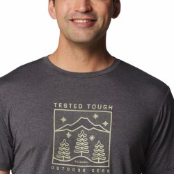 Футболка Columbia Kwick Hike™ Graphic SS Tee M - сірий
