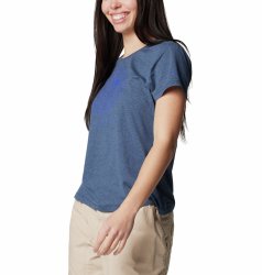 Футболка Columbia Sloan Ridge™ Graphic SS Tee W - синій