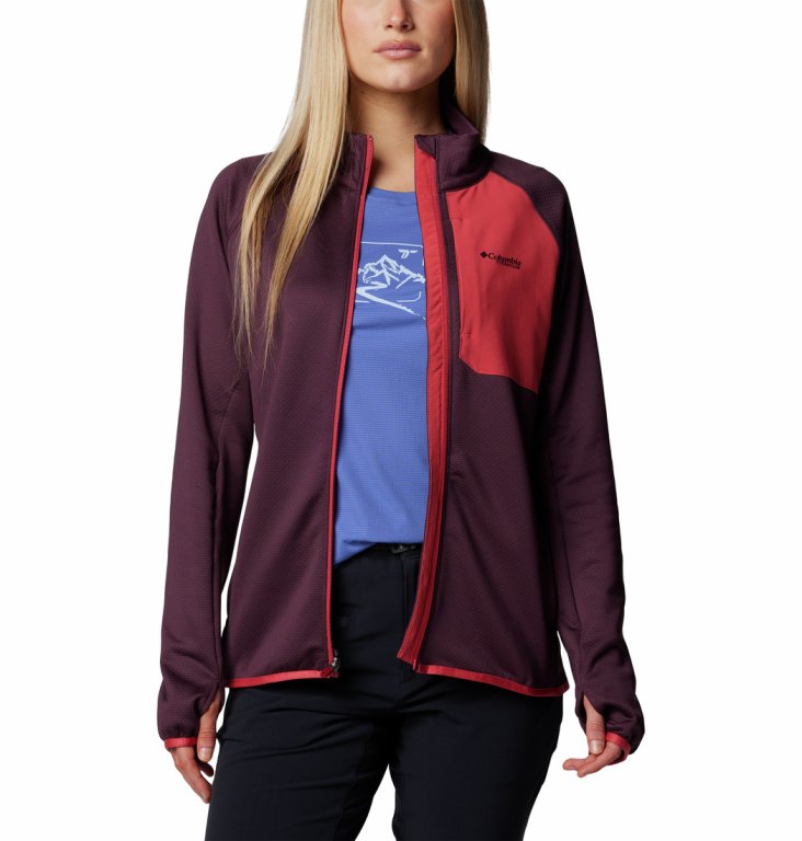 Толстовка Columbia Triple Canyon™ Grid Fleece FZ W - фіолетовий