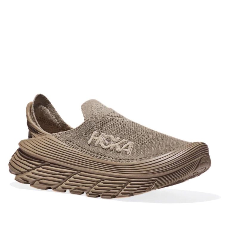 Взуття Hoka Restore TC - коричневе