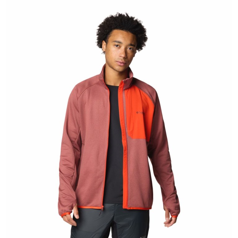 Кофта Columbia Triple Canyon™ Grid Fleece FZ II M - червоний