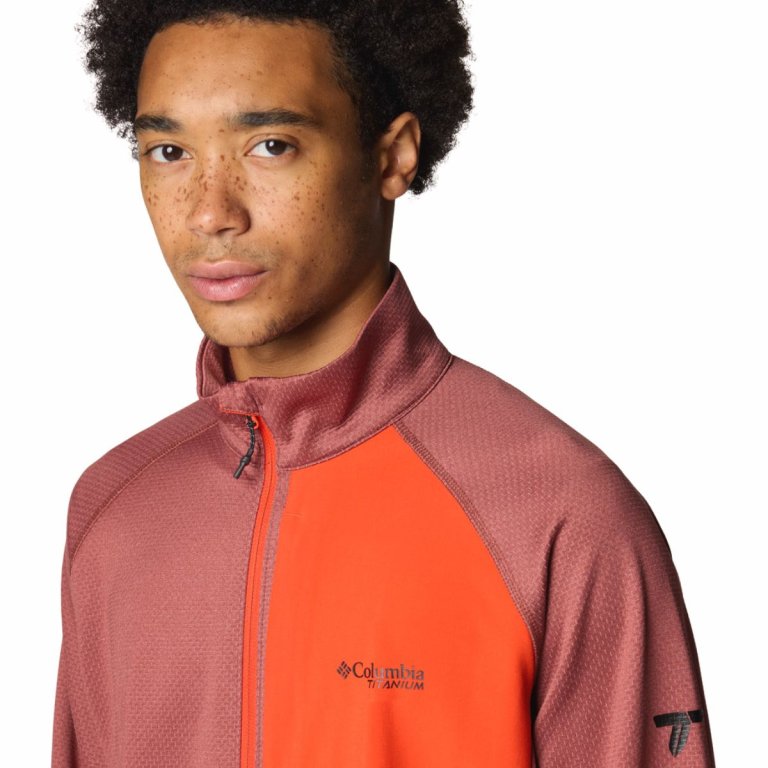 Кофта Columbia Triple Canyon™ Grid Fleece FZ II M - червоний