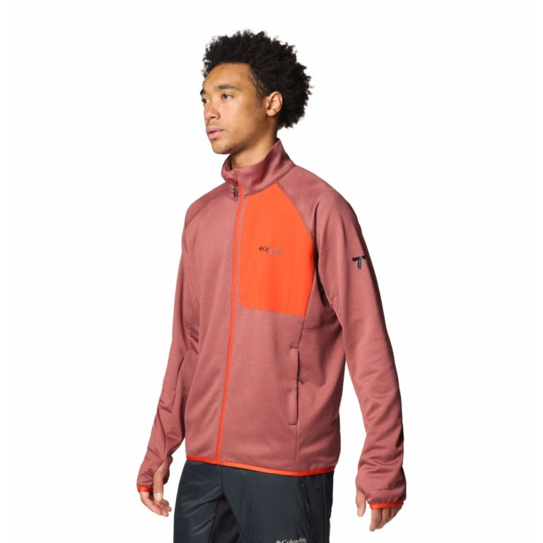 Кофта Columbia Triple Canyon™ Grid Fleece FZ II M - червоний