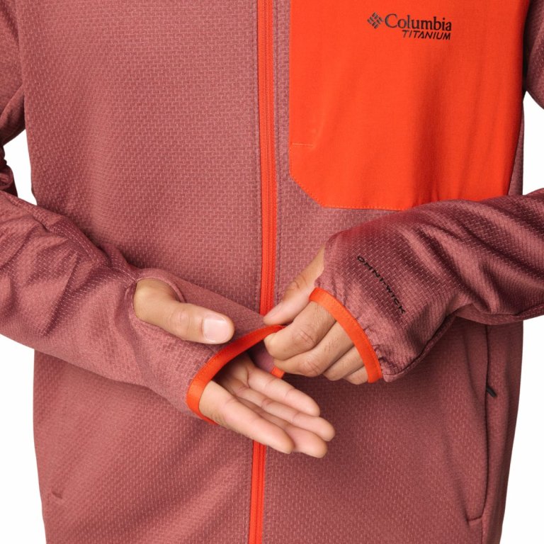 Кофта Columbia Triple Canyon™ Grid Fleece FZ II M - червоний