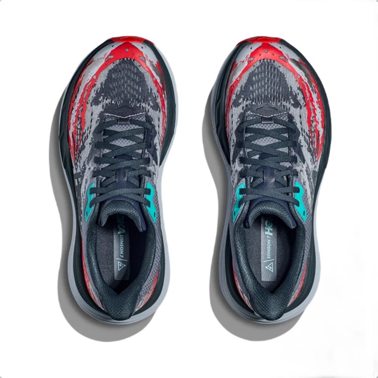 Взуття Hoka Stinson 7 M - сірий/чорний/червоний