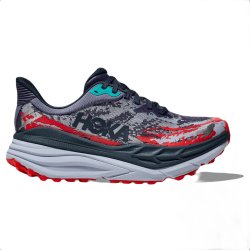Взуття Hoka Stinson 7 W - сірий/червоний