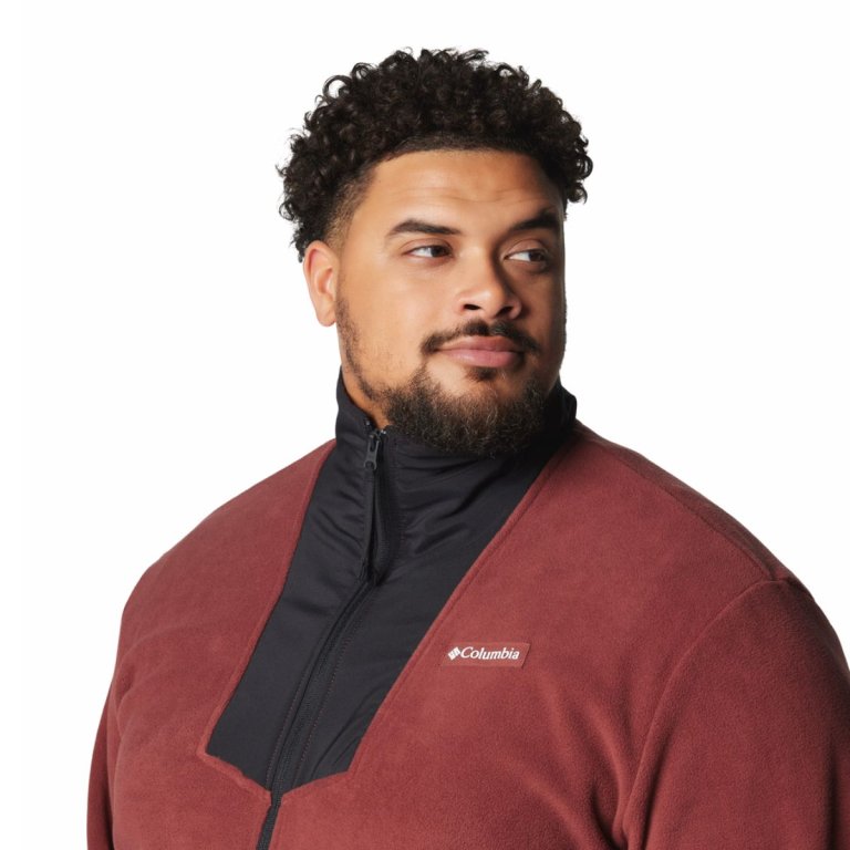 Худі Columbia Sequoia Grove™ FZ Fleece M - червоний/чорний