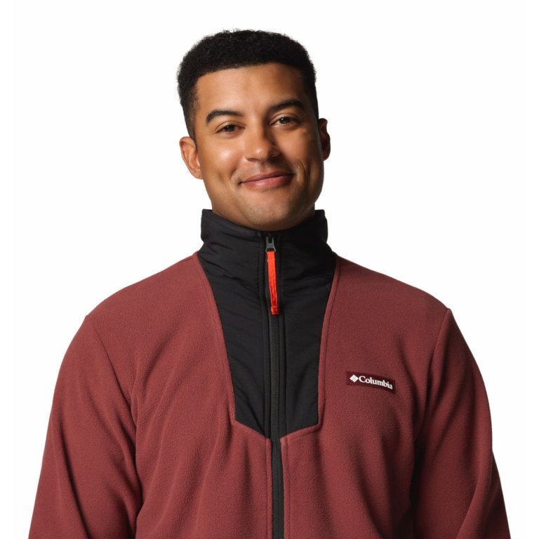 Худі Columbia Sequoia Grove™ FZ Fleece M - червоний/чорний